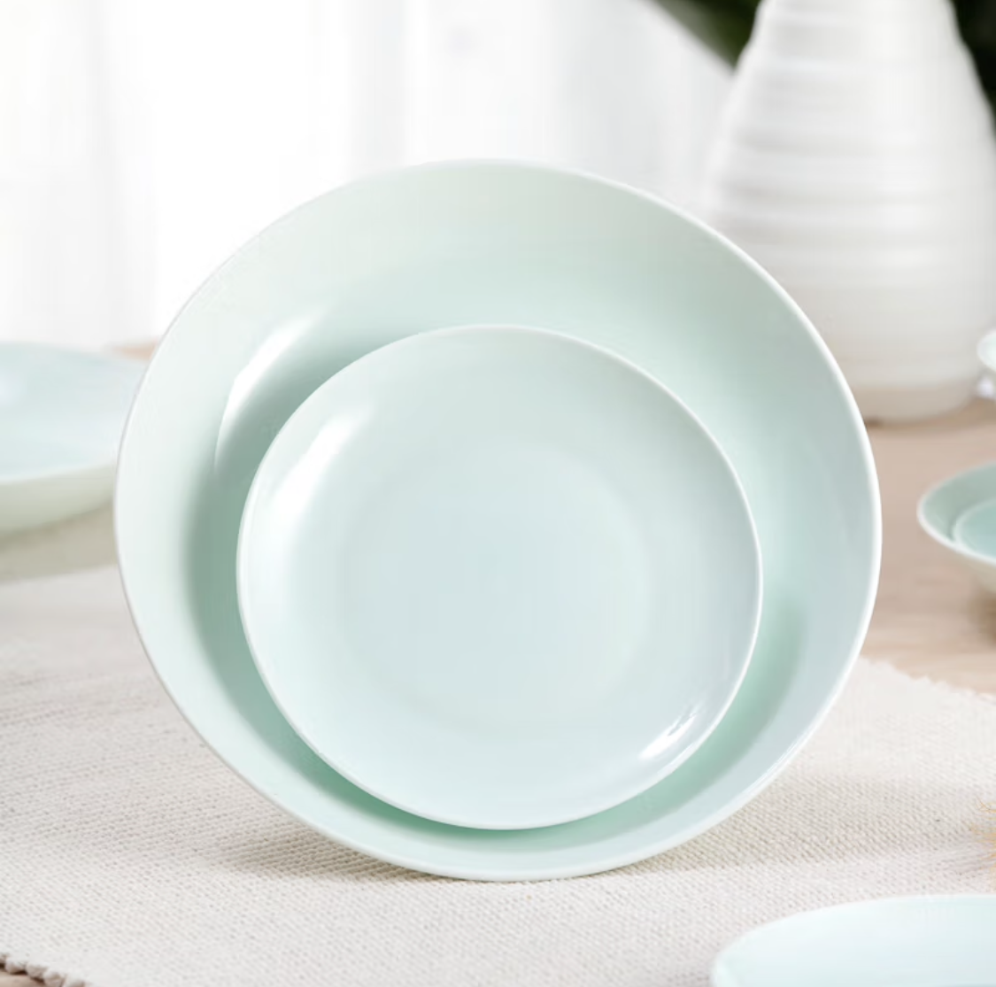 SeaLume · Celadon Waves Set